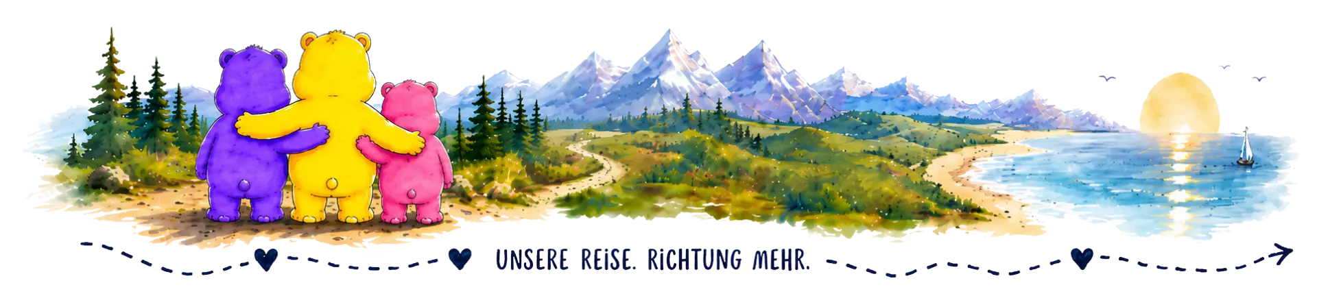 Bärchi Adventures — Unsere Reise. Richtung Mehr.